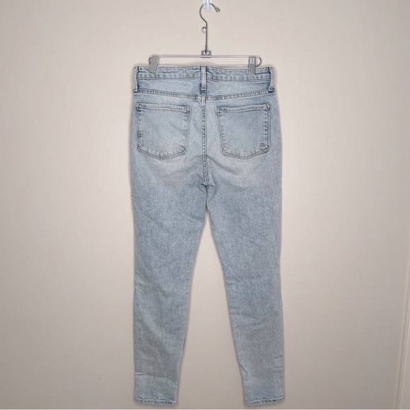 Fidelity Denim Pixie Ultra High Button Fly Jeans Canyon Vintage Blue Size 28 - Picture 3 of 10